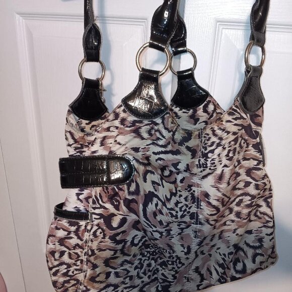 Large Sienna Rocchi purse animal print - Picture 2 of 3